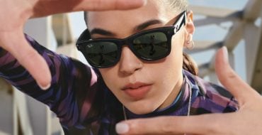 chica con gafas de sol ray-ban stories