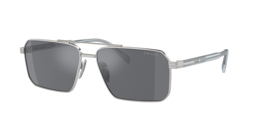 PRADA-A57S/S 1BC175 SILVER/DARK GREY FLASH SILVER 61*15, , hi-res image number 0