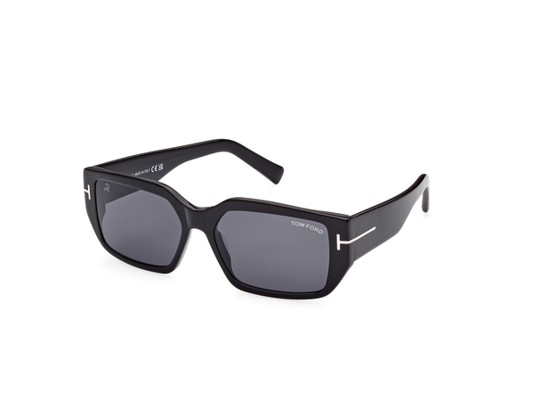 TOMFORD-0989/S 01A shiny black  (smoke 56*16, Negro, hi-res 0