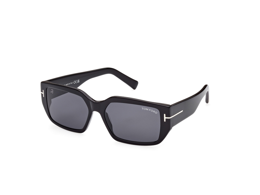 TOMFORD-0989/S 01A shiny black  (smoke 56*16, Negro, hi-res image number 0