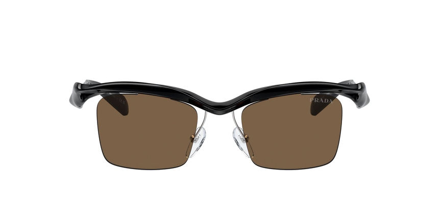 PRADA-A15S/S 1AB8C1 BLACK(DARK BROWN 47*20, , hi-res image number 1