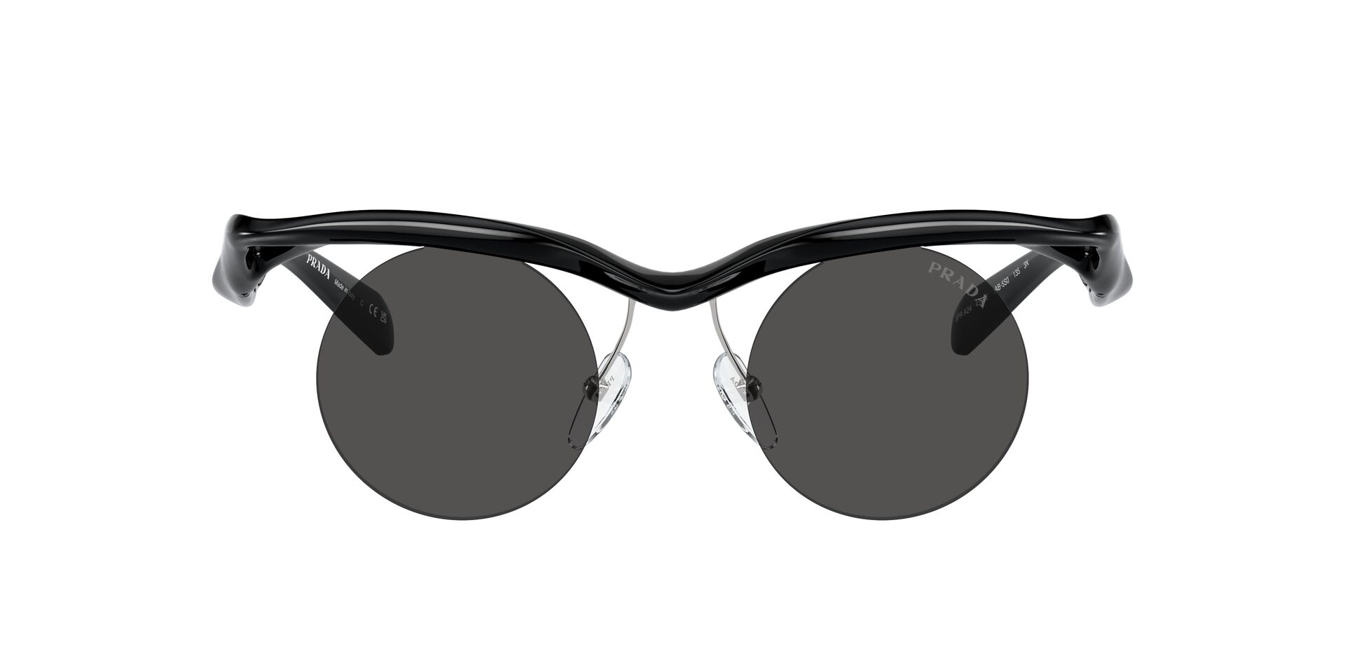 PRADA-A24S/S 1AB5S0 BLACK(DARK GREY 43*22, , hi-res image number 1