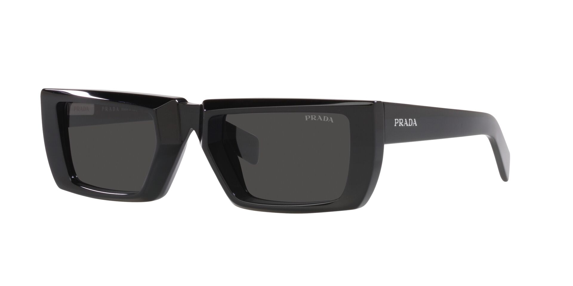 PRADA-24YS/S 1AB5S0 BLACK(DARK GREY 55*21, Negro, hi-res image number 0