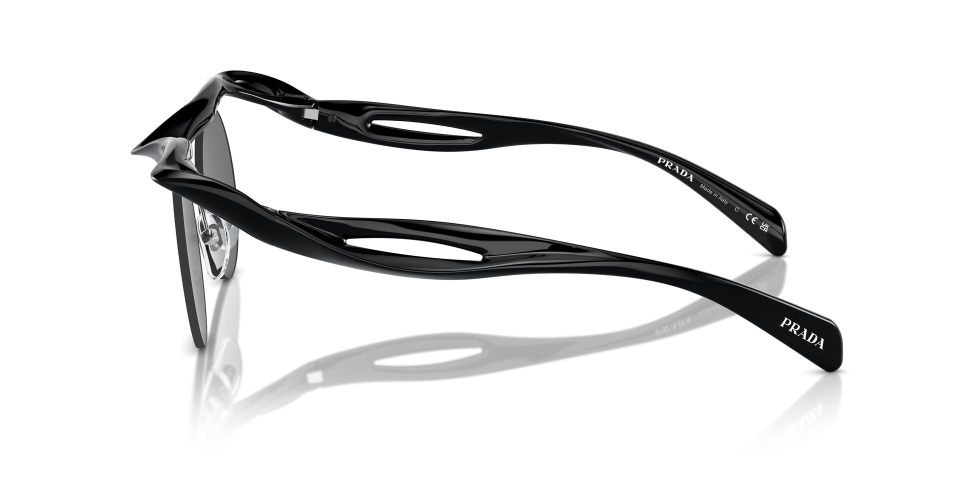 PRADA-A24S/S 1AB5S0 BLACK(DARK GREY 43*22, , hi-res image number 2