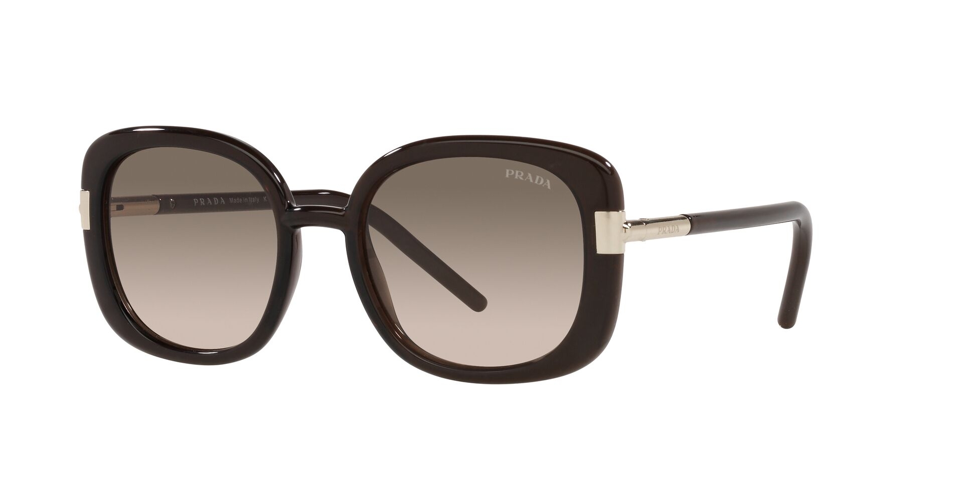 PRADA-04WS/S 05M3D0 DARK BROWN CRYSTAL(BROWN GRADIENT GREY 53*20, , hi-res image number 0