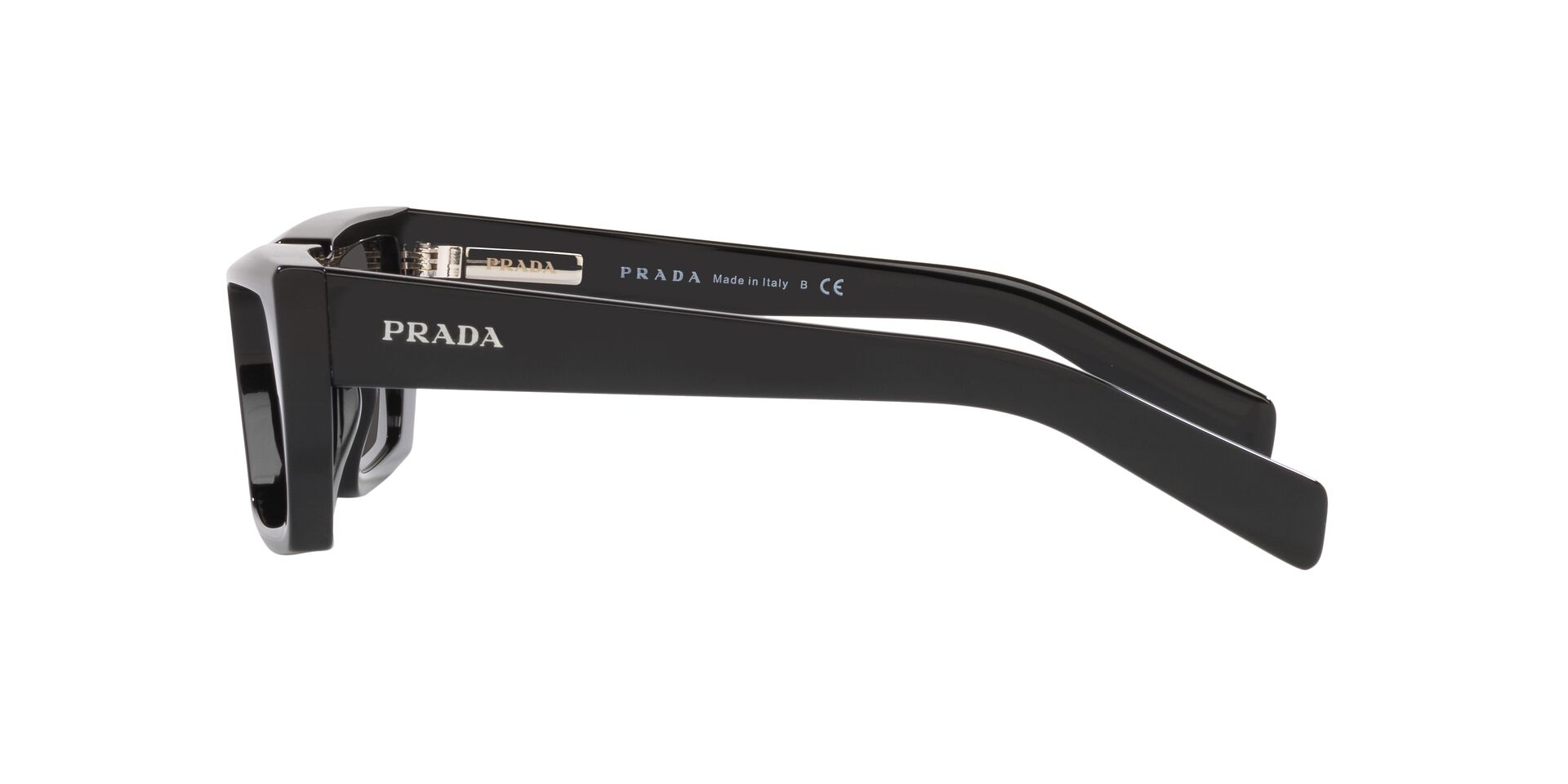 PRADA-24YS/S 1AB5S0 BLACK(DARK GREY 55*21, Negro, hi-res image number 3